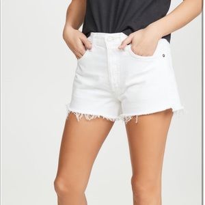 Agolde Parker shorts in white